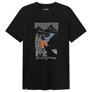 Dedicated  T-Shirt Stockholm Camping Moments - T-shirt, zwart