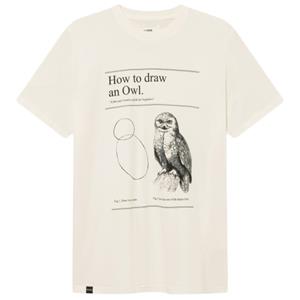 Dedicated  T-Shirt Stockholm How To Draw An Owl - T-shirt, wit