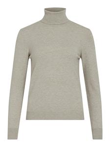 Vila Vicomfy ls roll-neck knit toppb zand