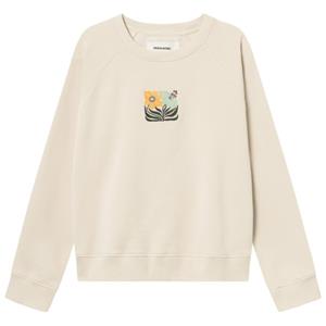 Dedicated  Women's Sweatshirt Ystad Daffodil Flowers EMB - Trui, beige