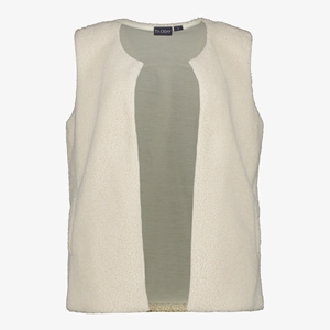 TwoDay dames teddy gilet beige