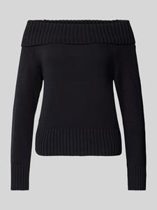 Noisy May Gebreide pullover met carmenhals, model 'LIMA'