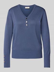 FREE/QUENT Gebreide pullover met V-hals, model 'Katie'