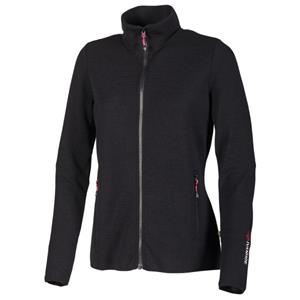 Ivanhoe of Sweden  Women's Hedda Full Zip - Merinovest, zwart