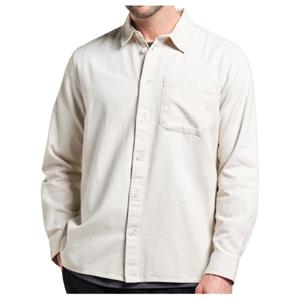 Dedicated  Shirt Rute Flannel Base - Overhemd, wit