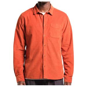 Dedicated  Shirt Varberg Corduroy - Overhemd, rood