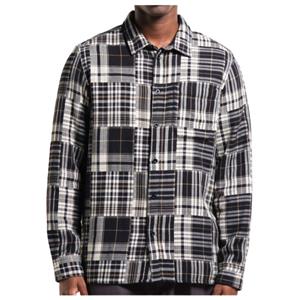 Dedicated  Shirt Rute Flannel Patchwork - Overhemd, grijs