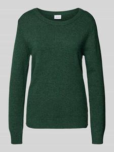 Vila Gebreide pullover met ribboorden, model 'Viril'