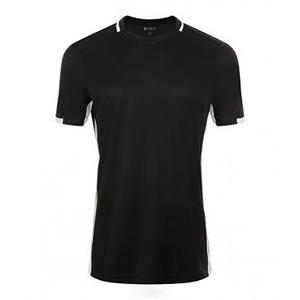 SOLS Heren Classico voetbal-T-shirt met contrasterende korte mouwen