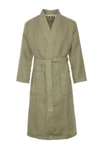 Badrock SPA Kimono wafel badjas olijfgroen-s