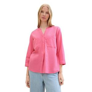 Tom Tailor Blouse zonder sluiting met linnen