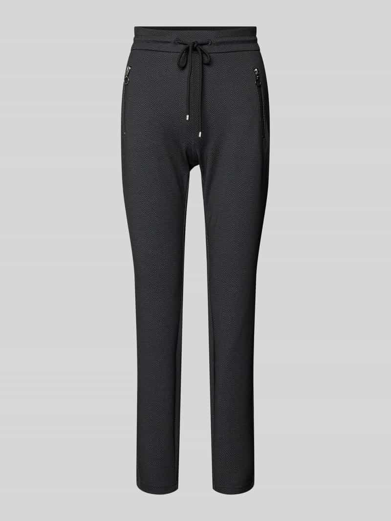 MAC Skinny fit stoffen broek met elastische band, model 'EASY SMART'