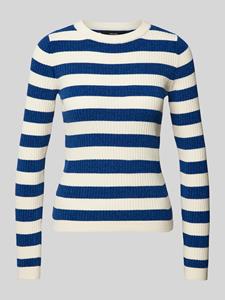 Vero Moda Slim fit gebreide pullover met streepmotief, model 'CHILI'