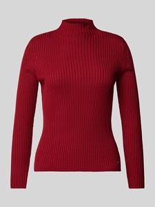 MORE & MORE Gebreide pullover met opstaande kraag