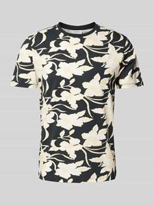 Lindbergh T-shirt met all-over motief, model 'desert flower'