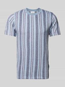 Lindbergh Relaxed fit T-shirt met streepmotief, model 'Towel striped'