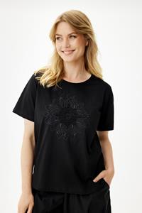 IN FRONT DAPHNY T-SHIRT 16410 999 (Black 999)