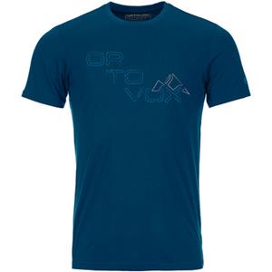 Ortovox Heren 185 Merino Tangram Logo T-Shirt