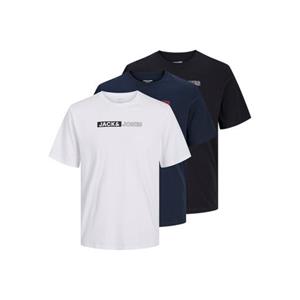 Jack & Jones Shirt met ronde hals (set, 3-delig)