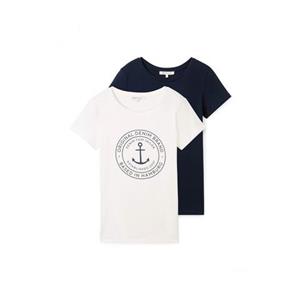 Tom Tailor Denim T-shirt (set, 2-delig)