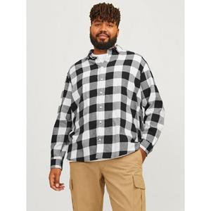 Jack & Jones PlusSize Geruit overhemd JJEGINGHAM TWILL SHIRT L/S NOOS PLS