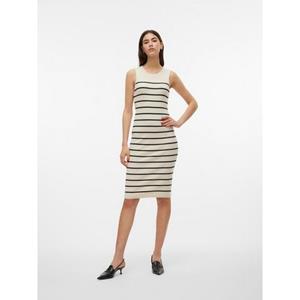 Vero Moda Maxi-jurk VMGIZELLE SL O-NECK BLK DRESS GA NOOS