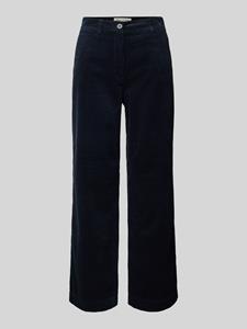 Marc O'Polo Straight fit corduroy broek met verkorte lengte