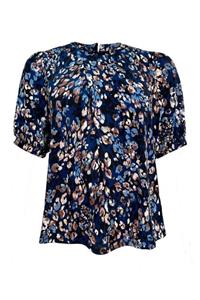 IN FRONT JOYCE BLOUSE 16448 501 (Blue 501)