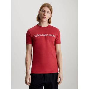 Calvin Klein T-shirt INSTITUTIONAL LOGO met  logo-opschrift