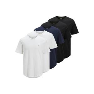 Jack & Jones Shirt met ronde hals (set, 5-delig)