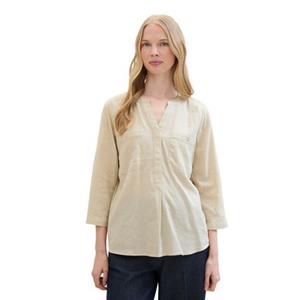 Tom Tailor Blouse zonder sluiting met linnen