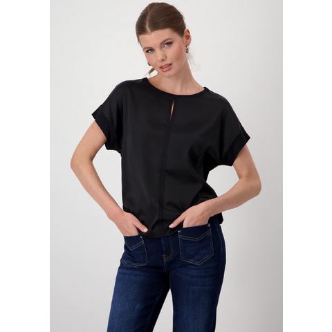 Monari Blouse zonder sluiting met uitsparing