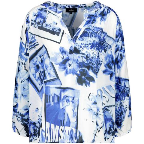 Monari Blouse zonder sluiting met all-over print