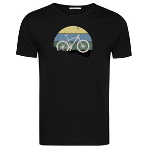 GreenBomb  Bike Downhill Guide T-Shirt Cotton - T-shirt, zwart