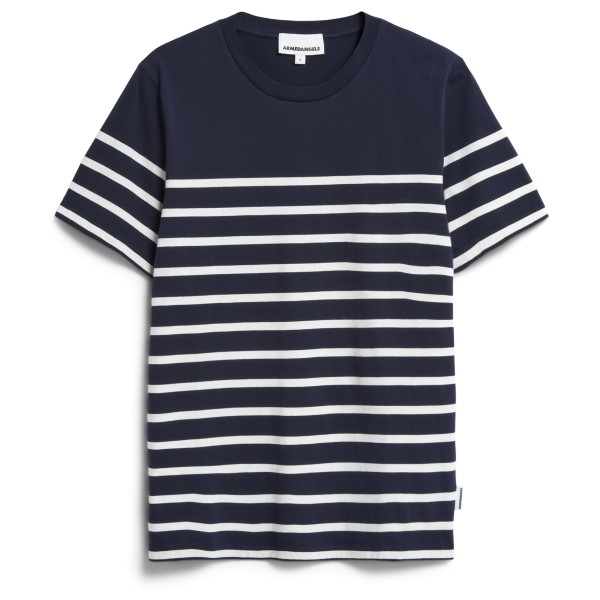 ARMEDANGELS  Aadros Stripes - T-shirt, blauw