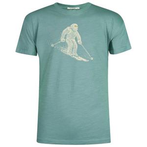 GreenBomb  Animal Yeti Ski Roll T-Shirt Cotton - T-shirt, turkoois