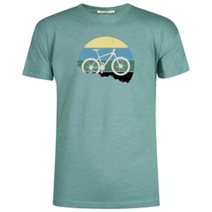 GreenBomb  Bike Downhill Roll T-Shirt Cotton - T-shirt, turkoois