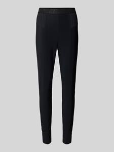 Marc Cain Slim fit stoffen broek met elastische band