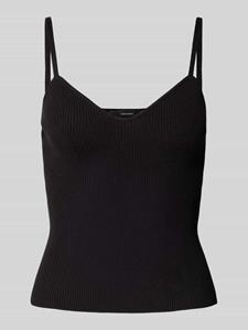 Vero Moda Top met afgeronde V-hals, model 'WILLOW'