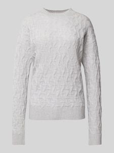 Christian Berg Woman Gebreide kasjmier pullover met ronde hals