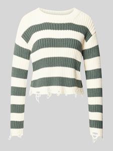 Vero Moda Pullover met lange mouwen en ronde hals, model 'MERCER'