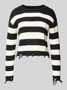 Vero Moda Pullover met lange mouwen en ronde hals, model 'MERCER'