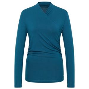 Tranquillo  Women's Feminines Ecovero-Shirt - Longsleeve, blauw