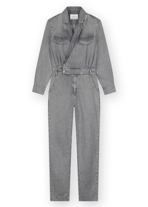 Homage to Denim Denim cross over jumpsuit