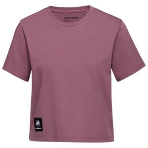 Mammut  Women's Massone T-Shirt Cropped Patch, purper