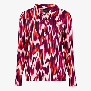 TwoDay dames blouse met print rood paars