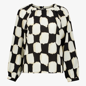 TwoDay dames blouse met print zwart wit