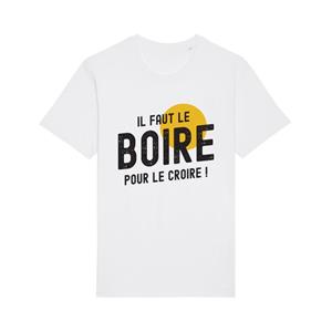 Enkr Heren T-shirt - JE MOET DRINKEN OM HET TE GELOVEN