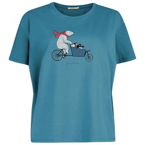 GreenBomb  Women's Bike Cargo Bear Feel T-Shirt Cotton - T-shirt, turkoois