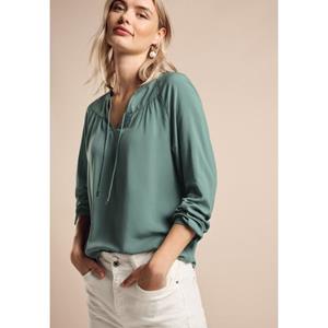 STREET ONE Blouse met lange mouwen met banden